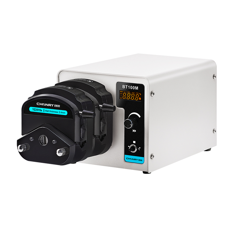 How much pressure can a peristaltic pump normally reach?