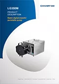 Product Manual - LG350M Basic Peristaltic Pump Batch Liquid Large Flow Pump