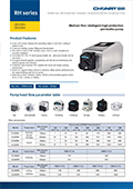 RH Peristaltic Pump Pump Head Flow Rate Table